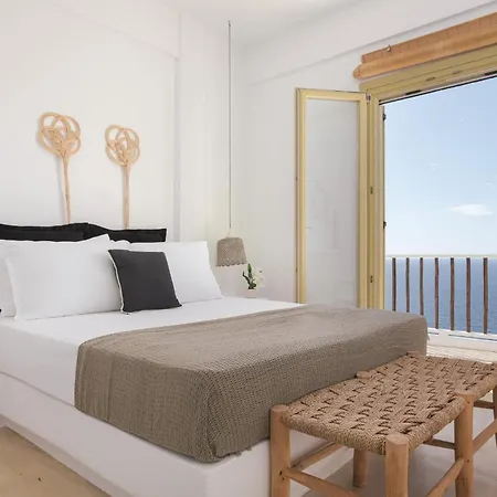 Spectacular Kythnos | Elan | 3 Bedrooms | Spacious Terrace With Shared Infinity Pool & Panoramic Sea Views | Located On Top Of Kastella Beach | Stimata Vila