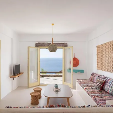 Spectacular Kythnos | Elan | 3 Bedrooms | Spacious Terrace With Shared Infinity Pool & Panoramic Sea Views | Located On Top Of Kastella Beach | Stimata Villa *