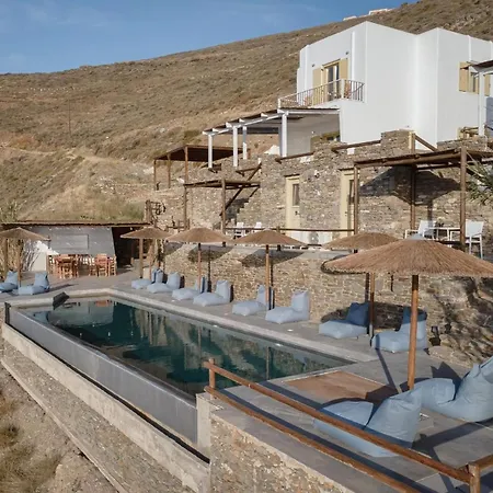Spectacular Kythnos | Elan | 3 Bedrooms | Spacious Terrace With Shared Infinity Pool & Panoramic Sea Views | Located On Top Of Kastella Beach | Stimata 빌라